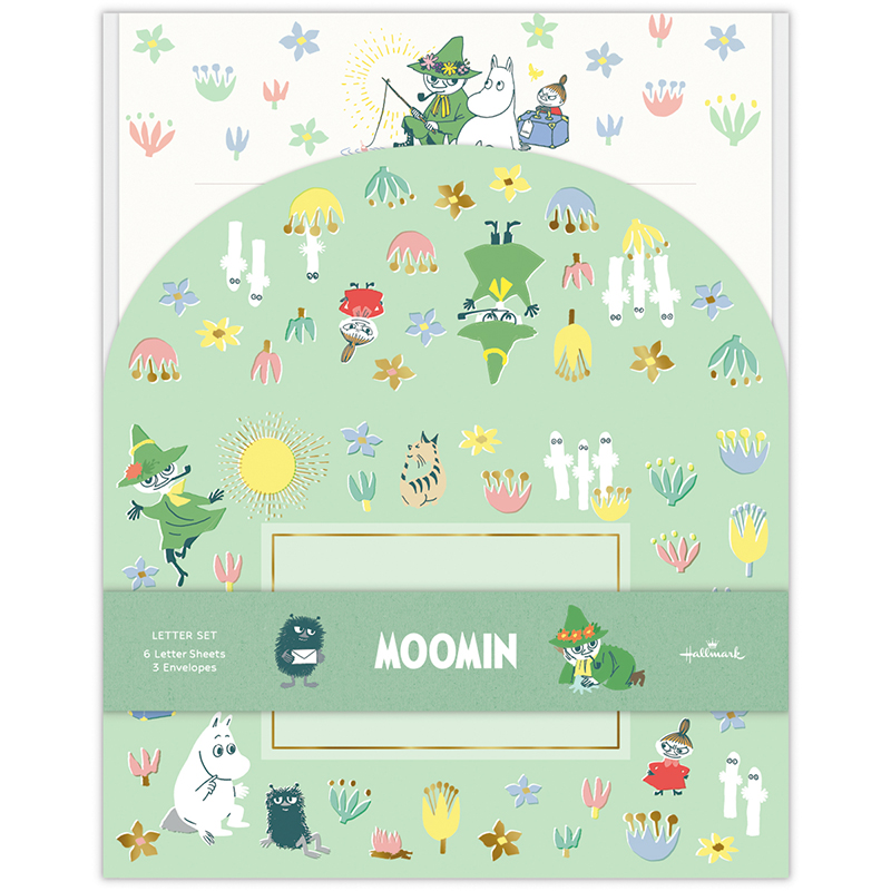 MOOMIN ムーミン レターセット MOADグリーン/843-380
